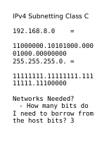 IPv4 Subnetting Class C.rtf